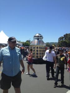 Maker Faire - where giant daleks mingle peacefully with humans.