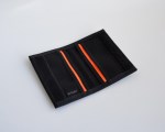 Slim Card Holder - Orange and Black